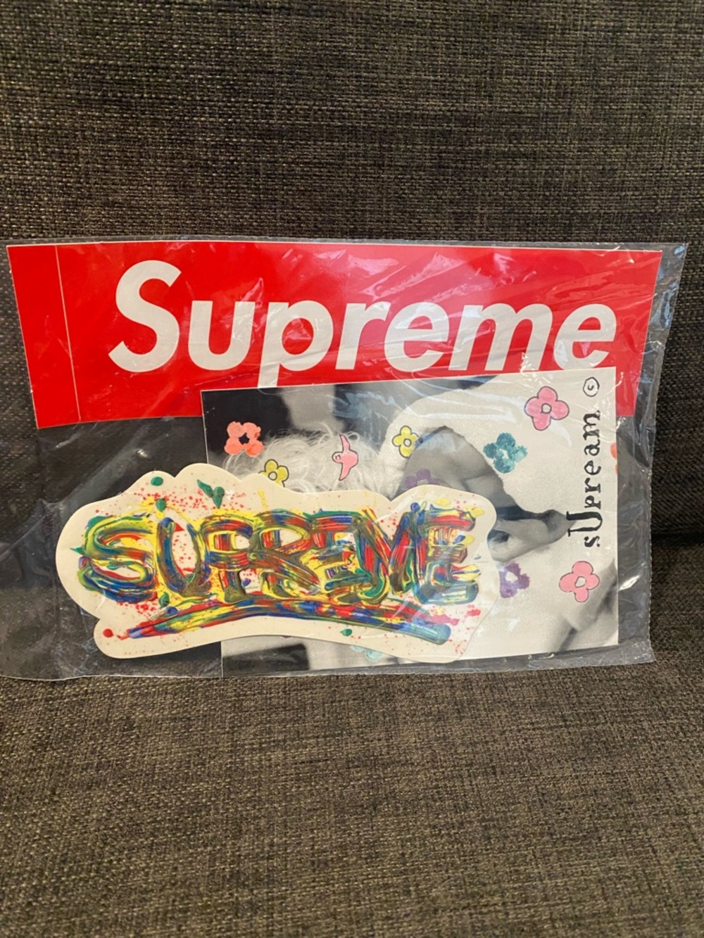 Supreme- Authentic 3 pack never opened sticker pack